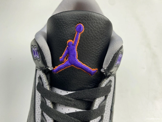 050 Court 3 CT8532 Air Jordan Retro Black Purple 0909